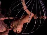Rachel Rotten zavřená v kovové kleci rozmrdaná divokým kohoutem - freevideo